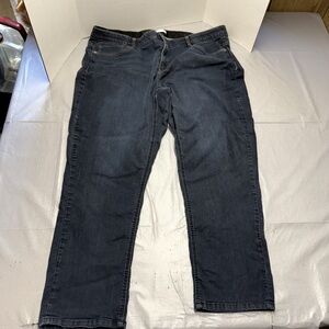 CJ Banks Womens Jeans 24W Straight Leg Dark Wash Stretch Denim